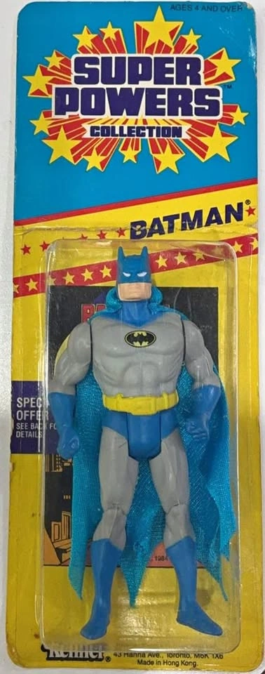 VINTAGE Super Powers Collection Card-Backed BATMAN Figure [Kenne