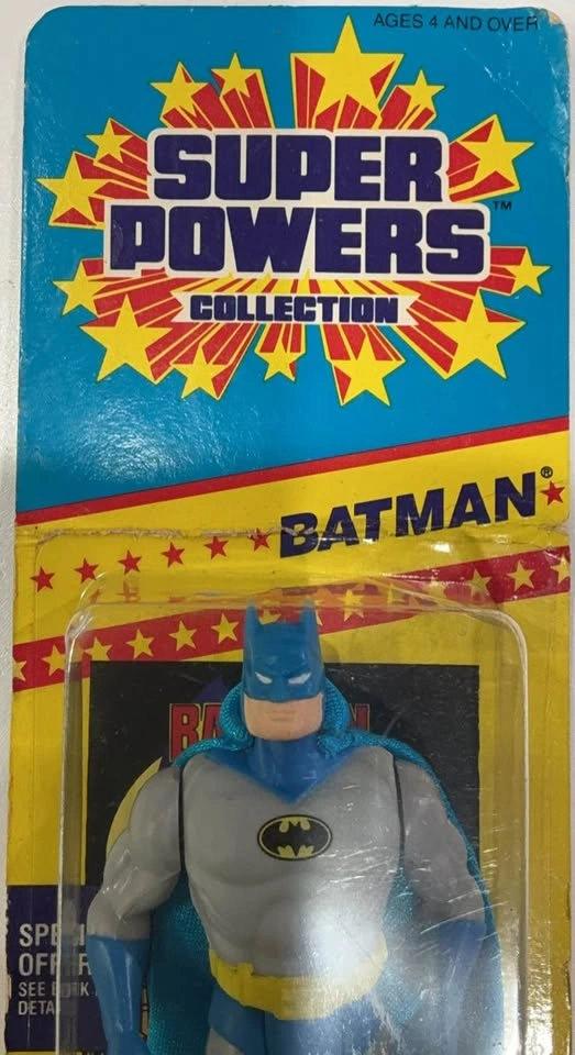 VINTAGE Super Powers Collection Card-Backed BATMAN Figure [Kenne - photo 2