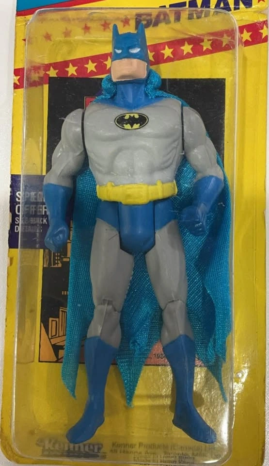 VINTAGE Super Powers Collection Card-Backed BATMAN Figure [Kenne - photo 3