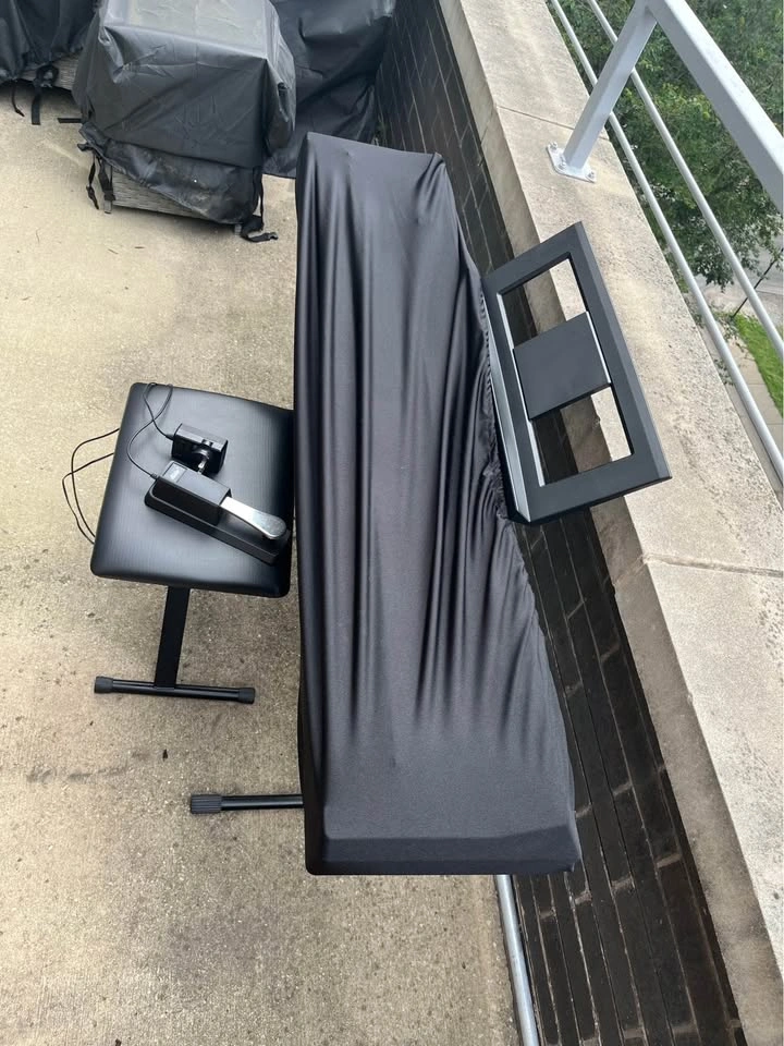 Eastar EP-120 88-Key Weighted Digital Piano + Stand, Bench & Cov - photo 3