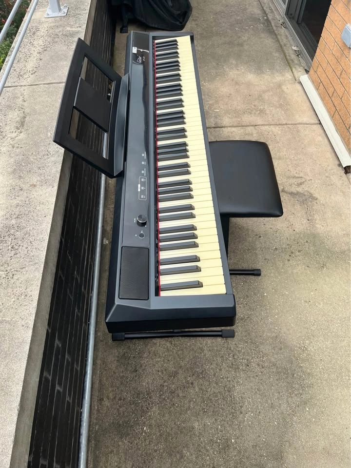Eastar EP-120 88-Key Weighted Digital Piano + Stand, Bench & Cov - photo 4