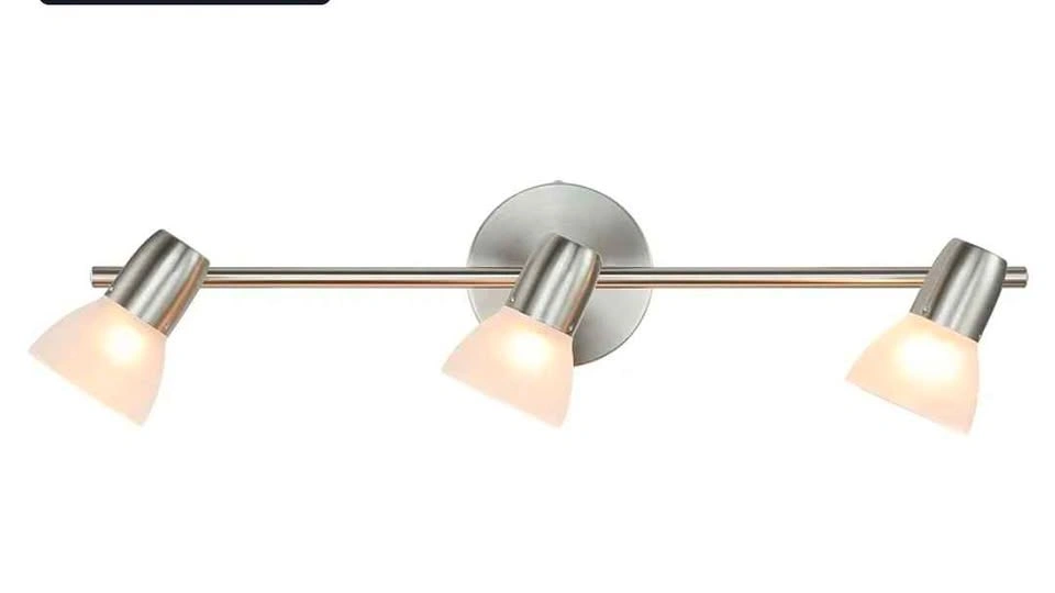 BRAND NEW XiNBEi Lighting 3 Light Brushed Nickel Track Light - photo 4