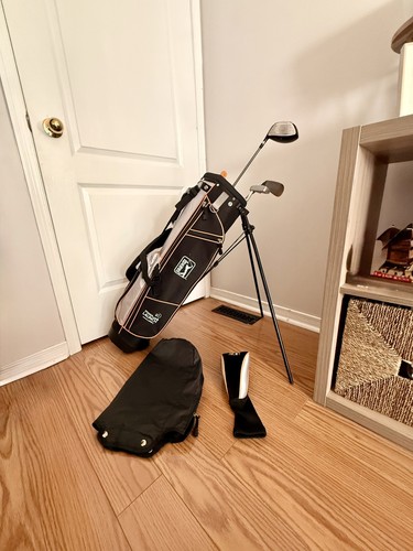 PGA Tour Junior Golf Club Set with Stand Bag and Rain Cover