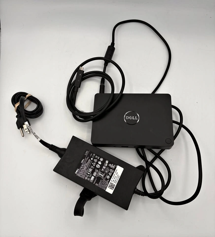 Dell WD15 USB-C Docking Station + 130W Dell Charger