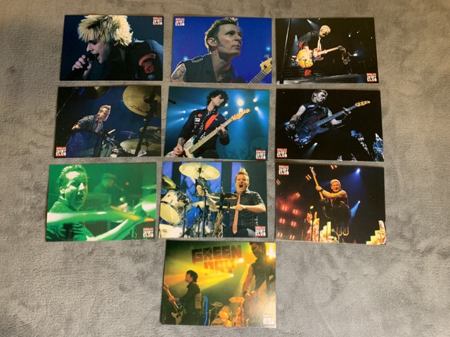 Green Day Fanclub Post Cards