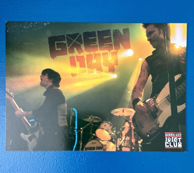 Green Day Fanclub Post Cards - photo 2