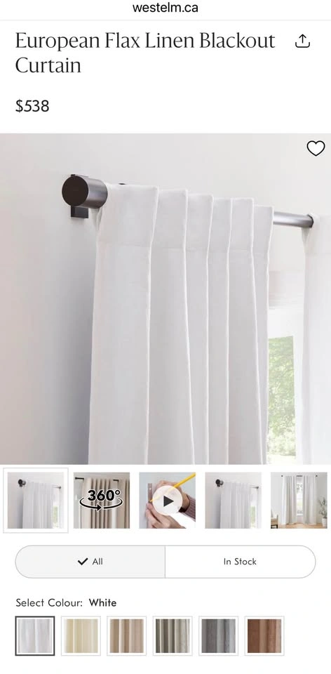 💸 New West Elm Curtains (Save $338!) - photo 2