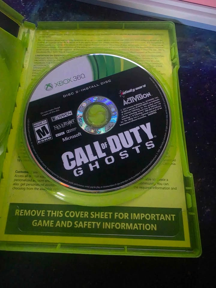 Call of Duty Ghosts Xbox 360 Game - photo 3