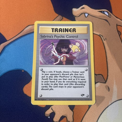 Sabrina's Psychic Control 121/132 Gym Challenge Pokemon Unlimite
