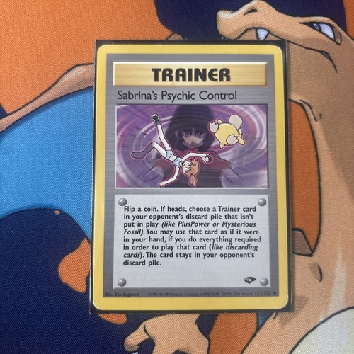 Sabrina's Psychic Control 121/132 Gym Challenge Pokemon Unlimite - photo 3