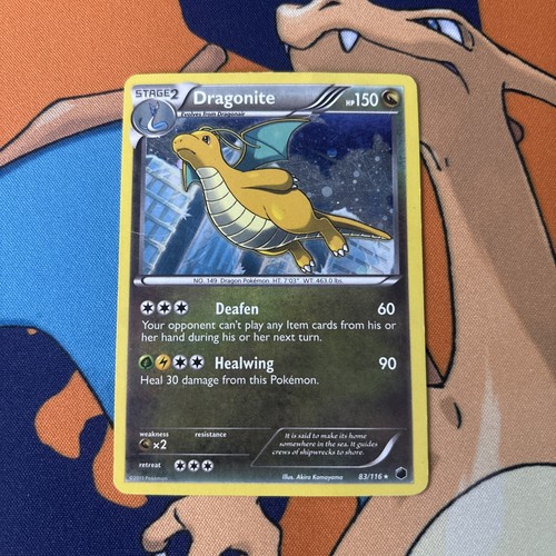 dragonite 83/116 holo MP