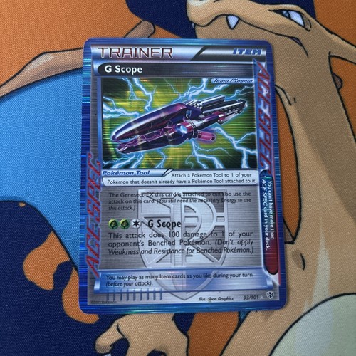 G Scope 93/101 Plasma Blast Ace Spec Rare LP Pokemon TCG