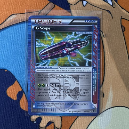 G Scope 93/101 Plasma Blast Ace Spec Rare LP Pokemon TCG - photo 3