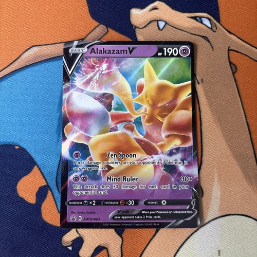 Alakazam V SWSH083 SWSH: Sword & Shield Promo Cards Holo NM