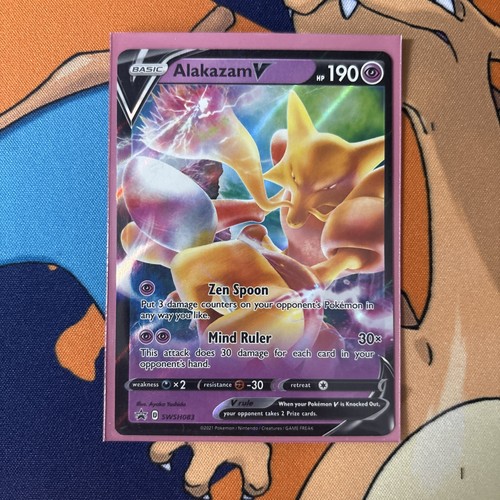 Alakazam V SWSH083 SWSH: Sword & Shield Promo Cards Holo NM - photo 3