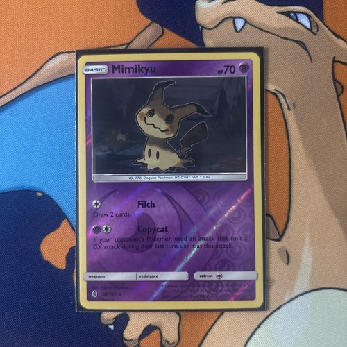 Mimikyu 58/145 Sm-Guardians Rising Reverse Holo NM - photo 3