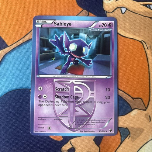 Sableye 49/116 Rare Plasma Freeze Pokemon Lightly Played