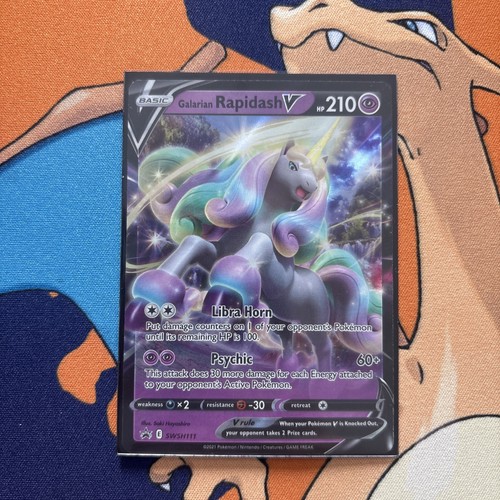 Galarian Rapidash V - Black Star Promo SWSH111 NM - photo 3