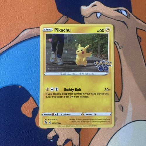 Pokemon TCG - 2022 Pokemon GO Pikachu - 27/78 Common NM
