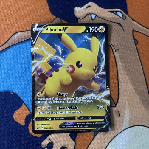 Pikachu V SWSH061 SWSH: Sword & Shield Promo Cards Holo NM