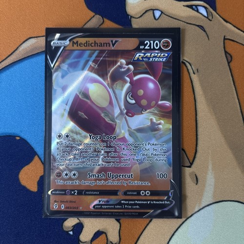 Medicham V 083/203 SWSH07: Evolving Skies Holo NM - photo 3