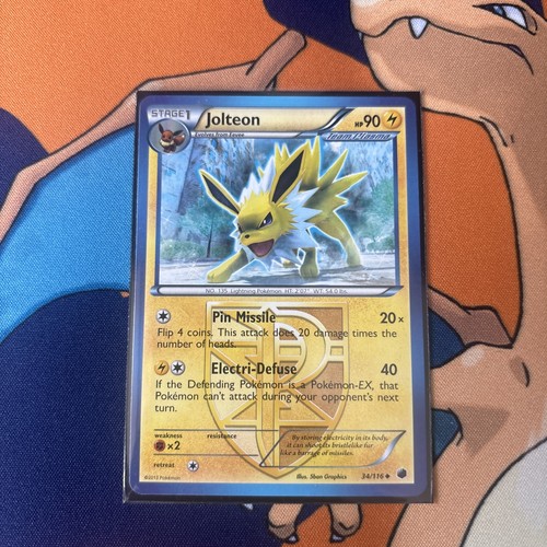 Jolteon 34/116 B&W Plasma Freeze Uncommon NEAR MINT! Pokémon - photo 3