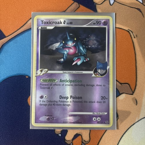 Toxicroak G 40/127 Platinum Reverse Holo LP - photo 3