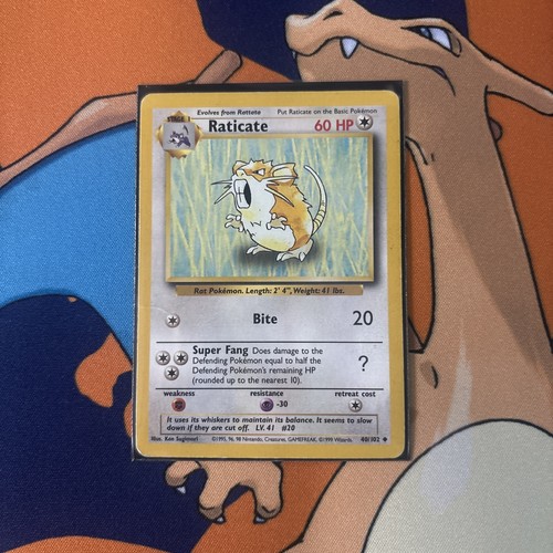 Raticate 040/102 Base Set Regular - photo 3