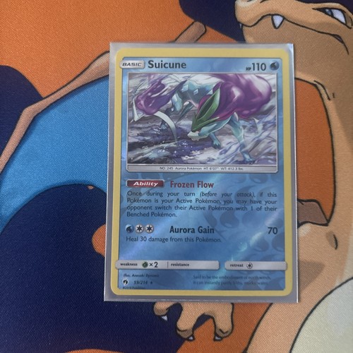 Suicune 59/214 Sm-Lost Thunder Reverse Holo NM - photo 3