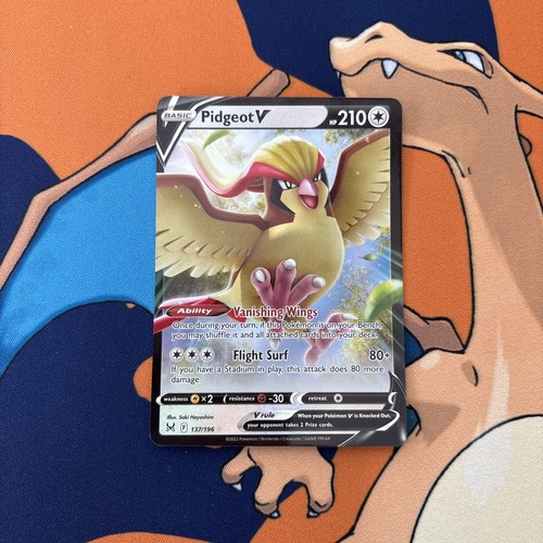 Pidgeot V 137/196 Swsh11: Lost Origin Holo