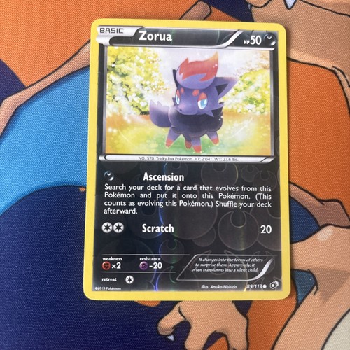 Zorua 89/113 Legendary Treasures Pokemon LP Reverse Holo
