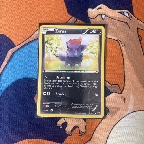 Zorua 89/113 Legendary Treasures Pokemon LP Reverse Holo - photo 3