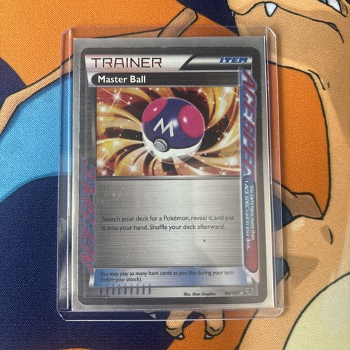 Master Ball - 94/101 - Ultra Rare Plasma Blast Set - Pokemon Car - photo 3