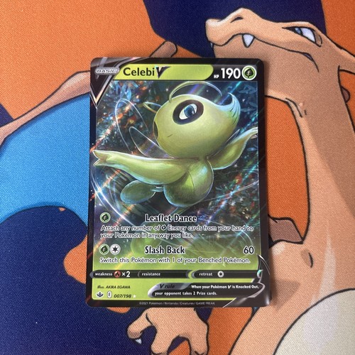 Celebi V 007/198 Swsh06: Sword & Shield - Chilling Reign Holo