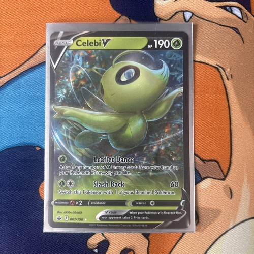 Celebi V 007/198 Swsh06: Sword & Shield - Chilling Reign Holo - photo 3