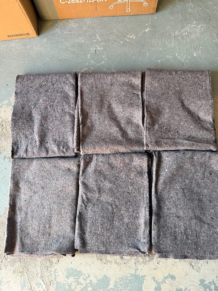 Set of 6 Large Moving Blankets