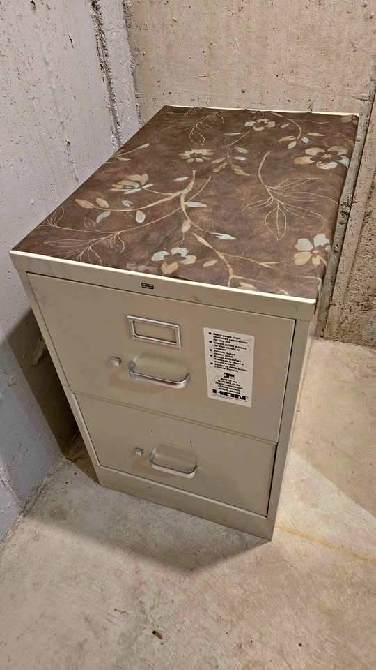 HON 2-Drawer Metal Filing Cabinet