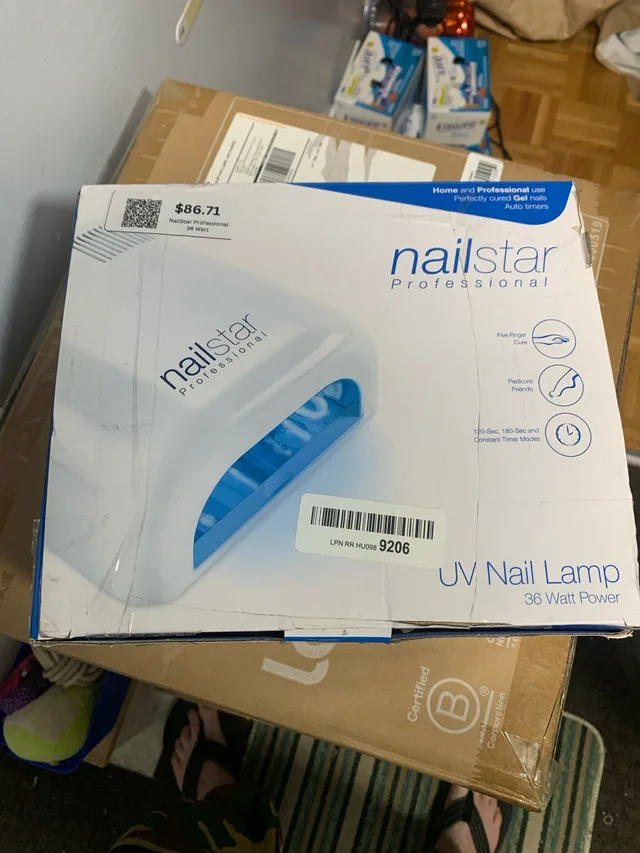 NailStar Nail Lamp PRO unit for salons, homes, beauty and hair thumbnail