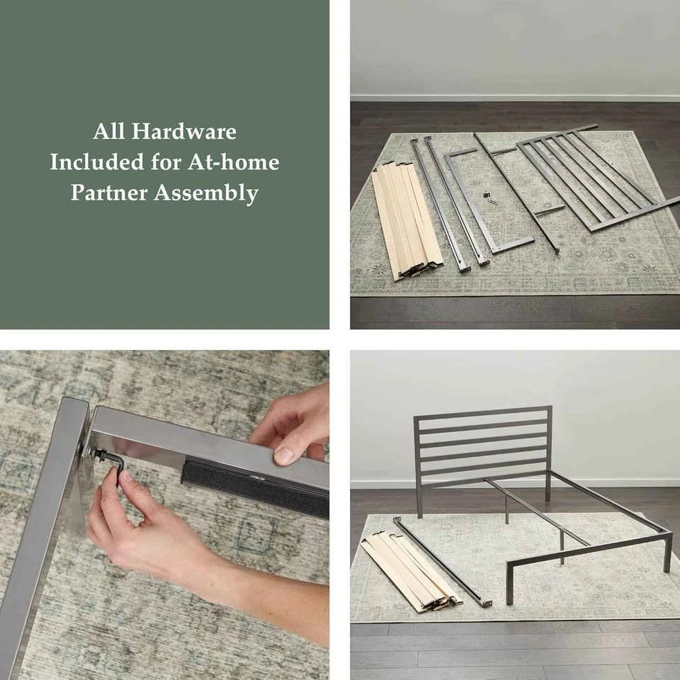Edenbrook Cassidy King Size Metal Platform Bed Frame - photo 4