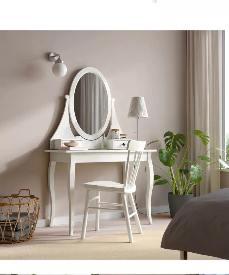 IKEA HEMNES Vanity / Dressing Table with Mirror – White - photo 5