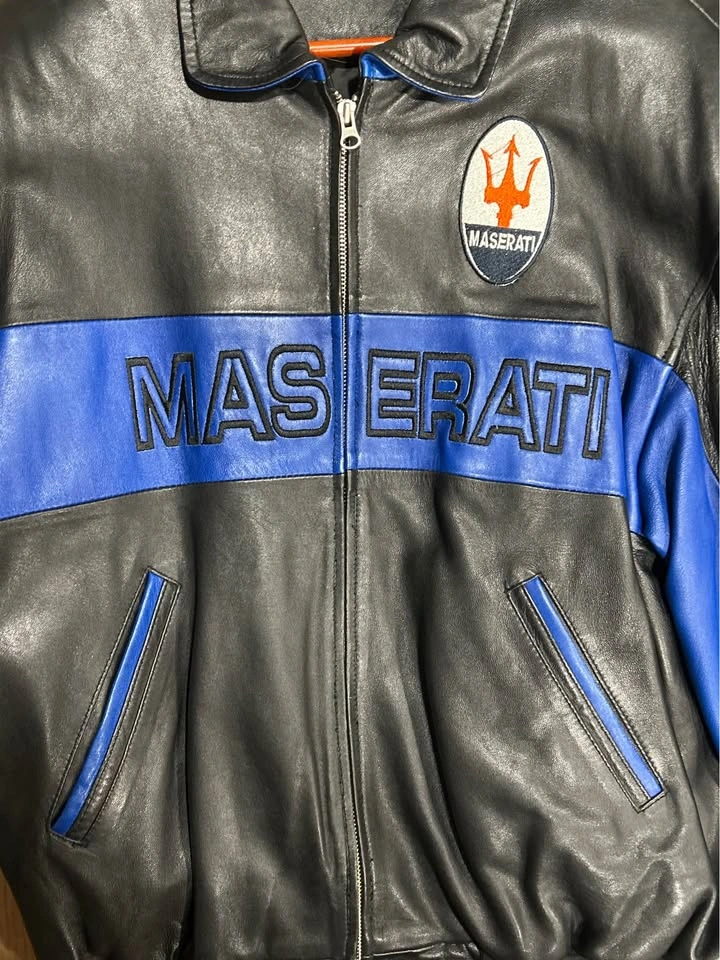 Maserati Leather Bomber Jacket - photo 3