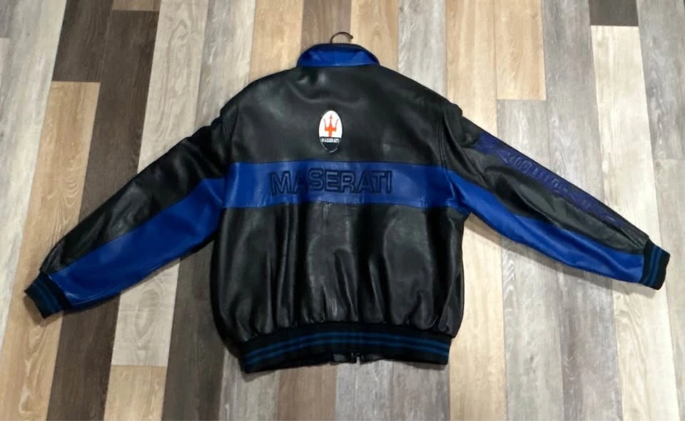 Maserati Leather Bomber Jacket - photo 4