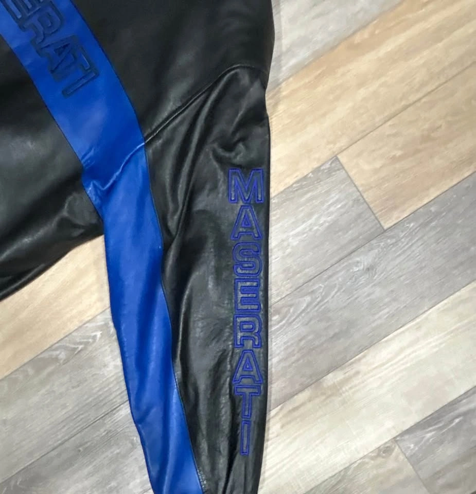 Maserati Leather Bomber Jacket - photo 5