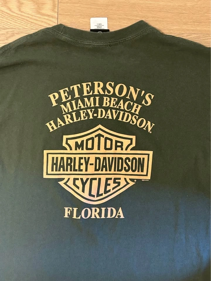 Harley-Davidson Peterson's Miami Beach Snake Graphic T-Shirt - S - photo 5