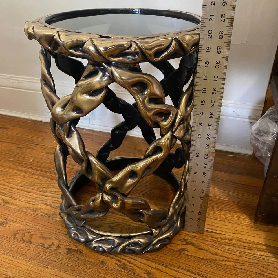 Antique side table - photo 4