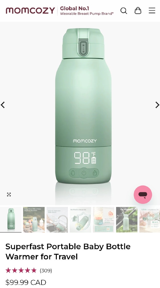 Momcozy Portable Baby Bottle Warmer
