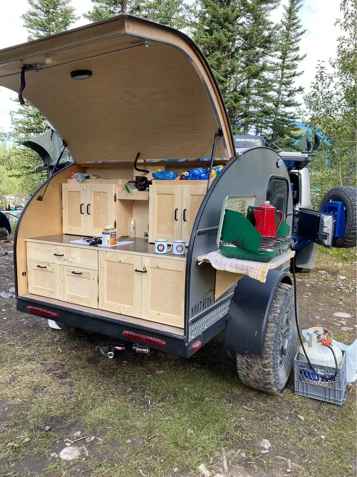 Northern Teardrop Trailer on custom built trailer - photo 3