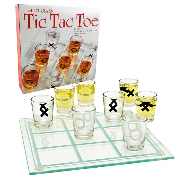Tic Tac Toe Shot Glass Game