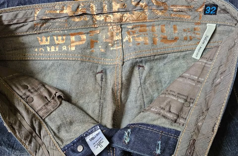Rare Guess Premium "Falcon" Union Jack Stitched Jeans - 32 - photo 4