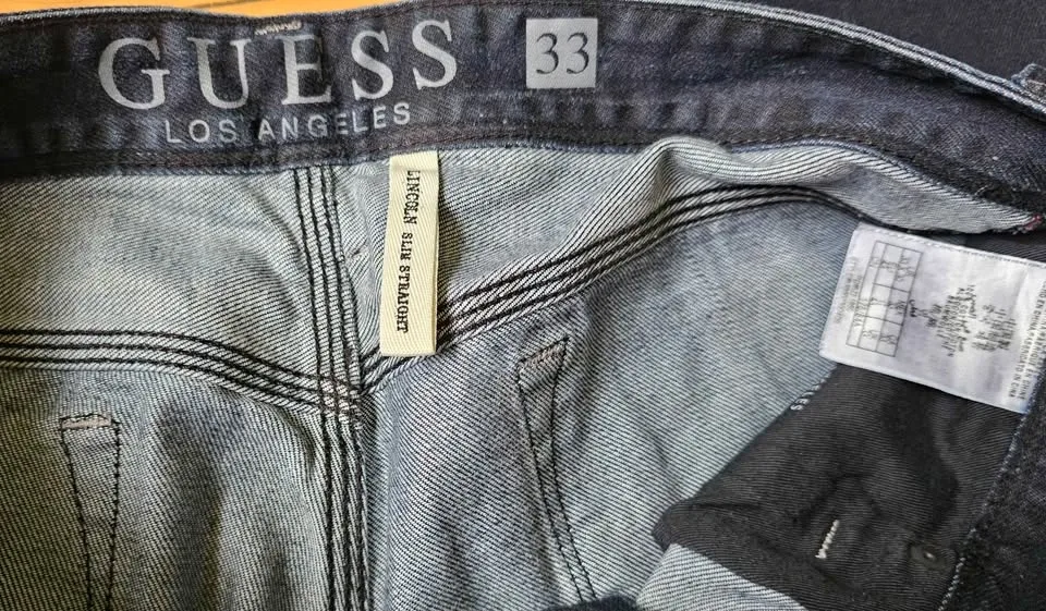 Guess Los Angeles "Lincoln Slim Straight" Men's Jeans - 33 - photo 3